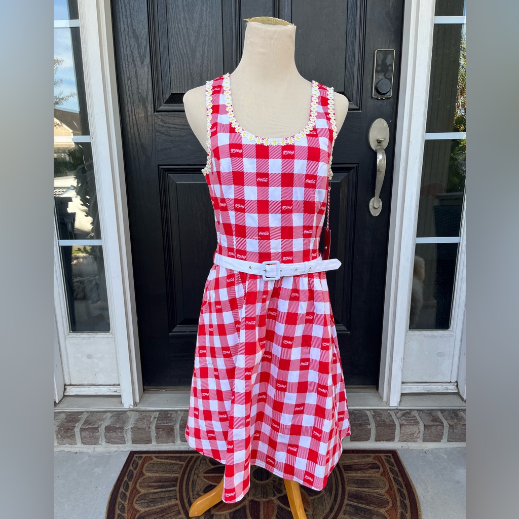 Brand New Without Price Tag Loungefly Stitch Shoppe Coca Cola Dress